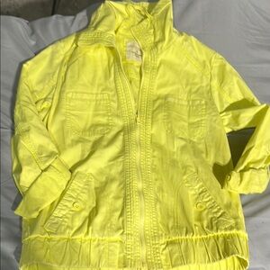 Sonoma Yellow Bomber Jacket Lightweight and Striking